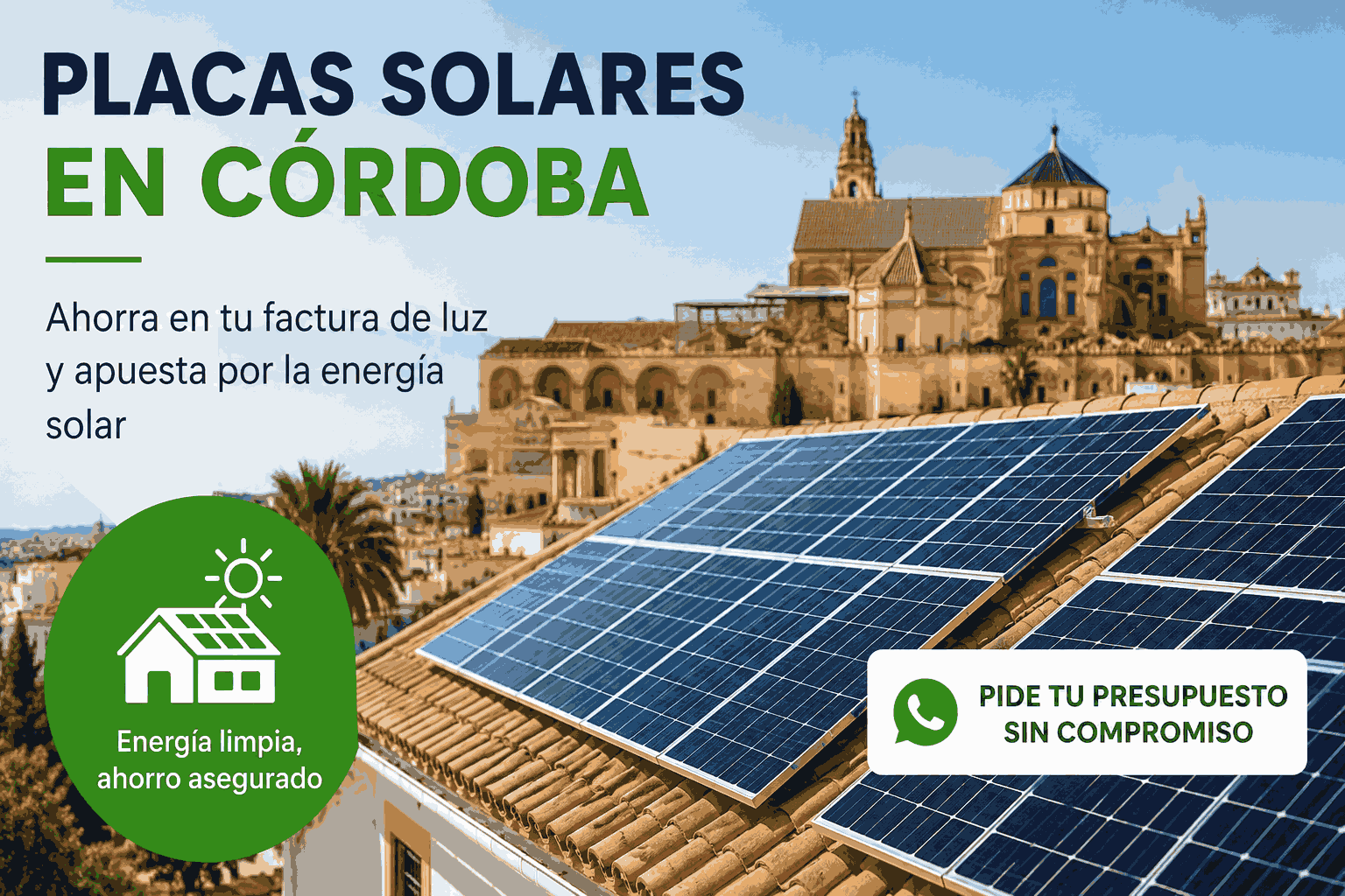 Placas solares en Córdoba